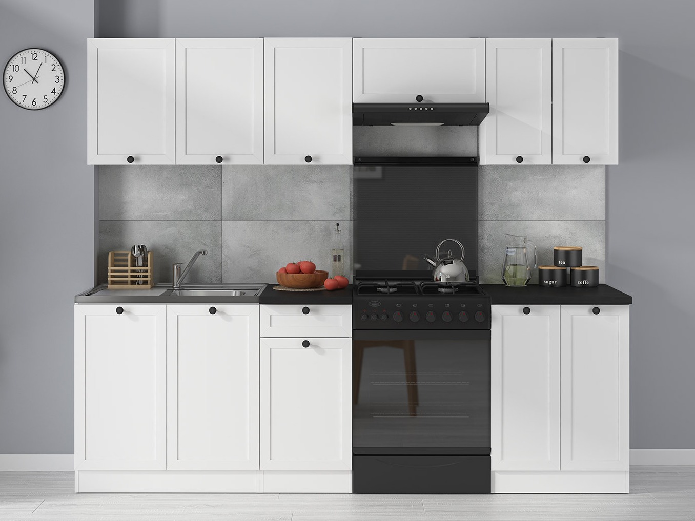 Keittiökokoelma Classic White Oak