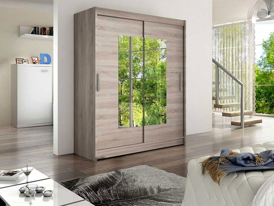 Vaatekaappi Closico Camera III (Tryffeli tammi)