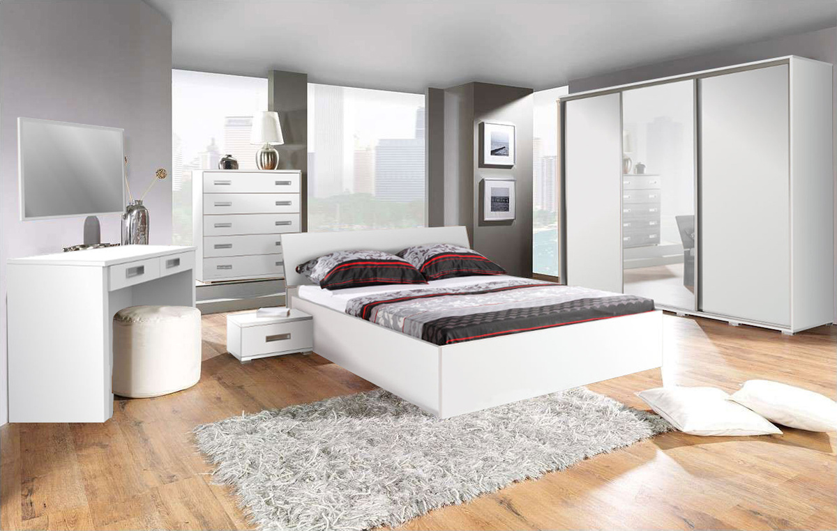 Makuuhuonesetti Elicavo 106 (Valkoinen)
