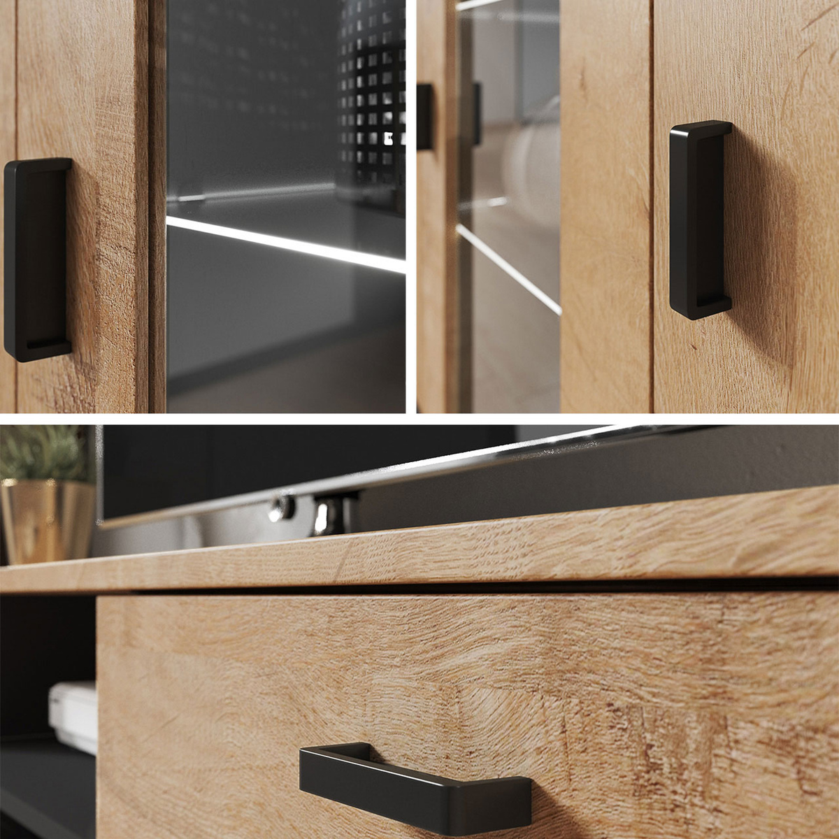 Olohuonesetti Tornola 117 (Valkoinen + Kiiltävä valkoinen)