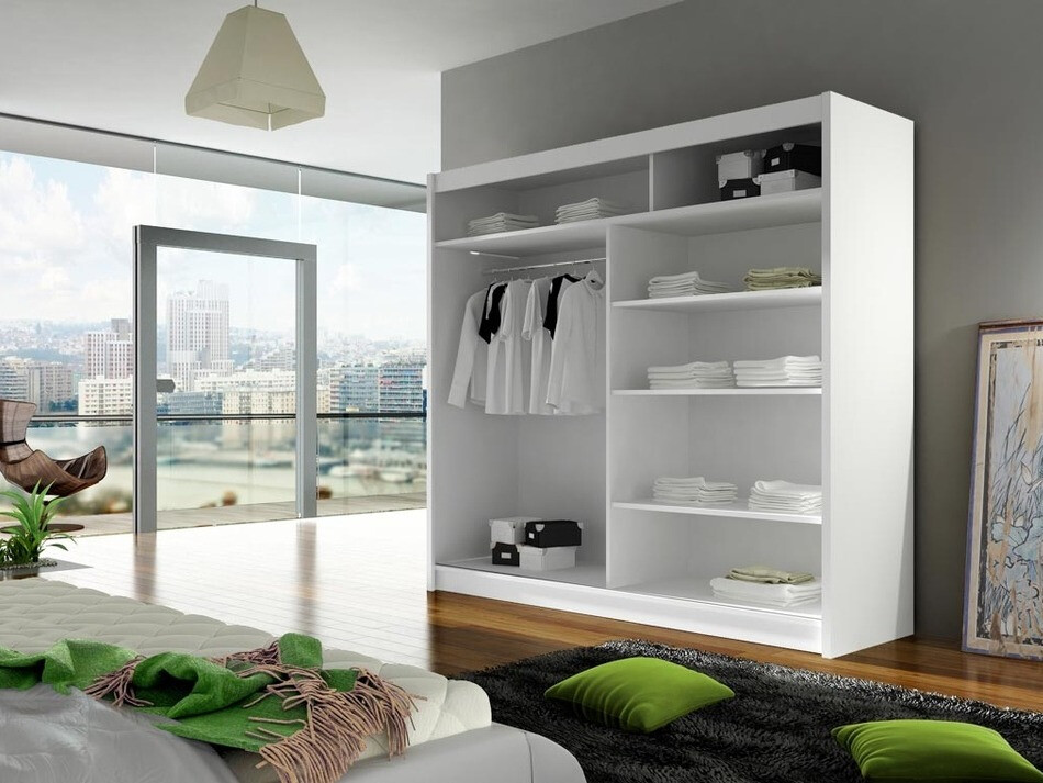 Vaatekaappi Closico Pallor I (Musta)