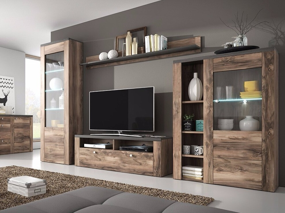 Olohuonesetti Salelbo 100 (Pähkinä)