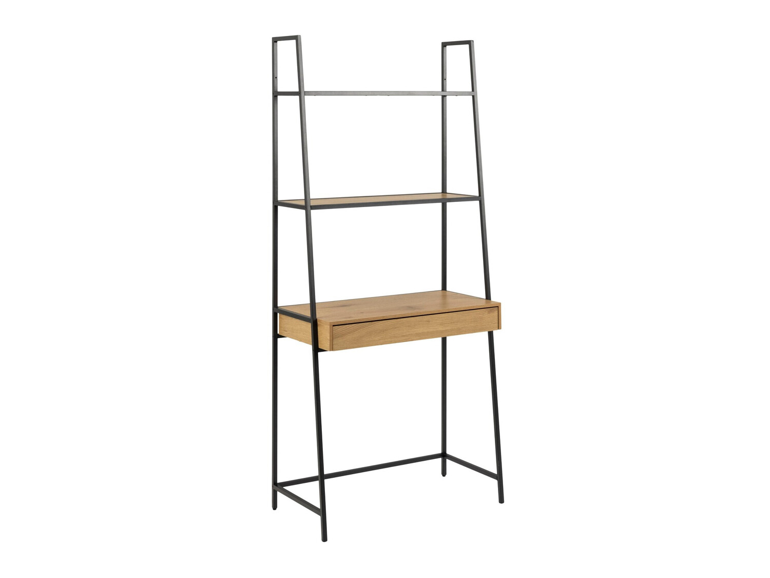 Työpöytä Norsica Sevferi 163 (Villi tammi + Musta)