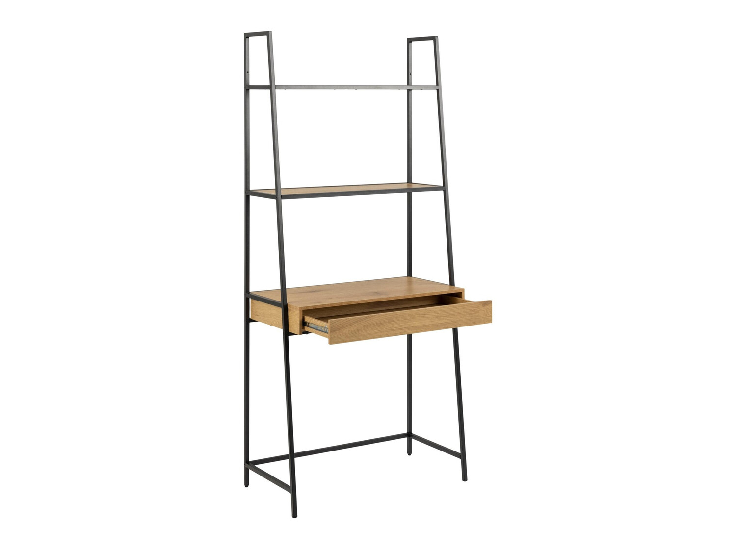 Työpöytä Norsica Sevferi 163 (Villi tammi + Musta)