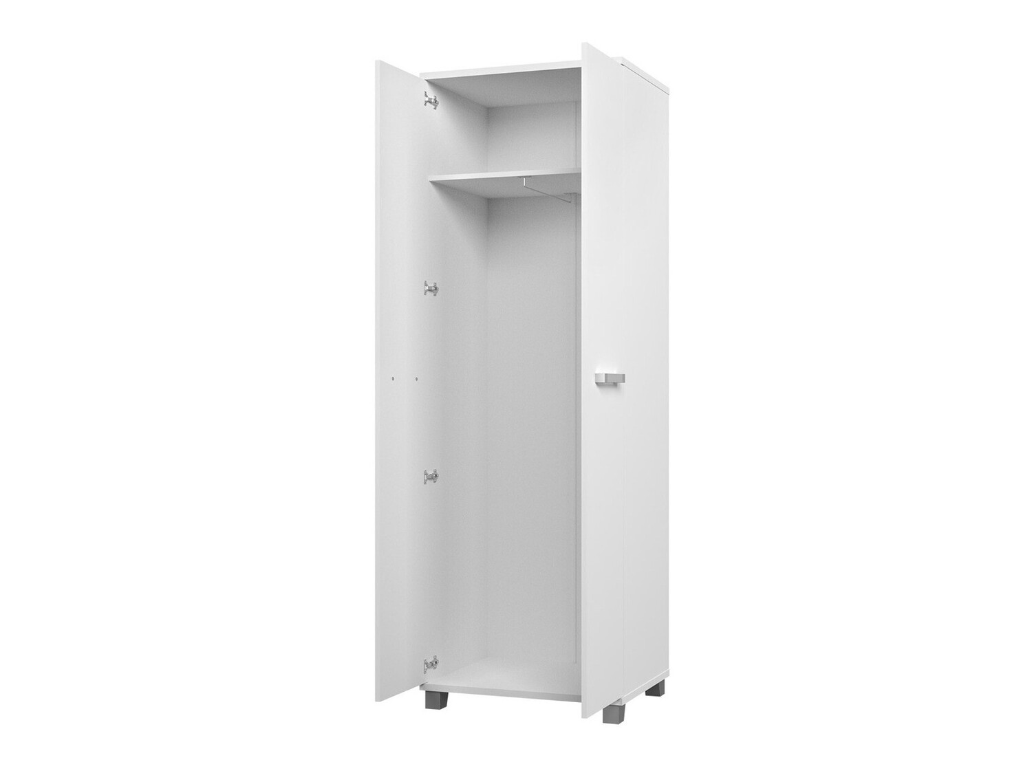 Vaatekaappi Cirevau 117 (Valkoinen)