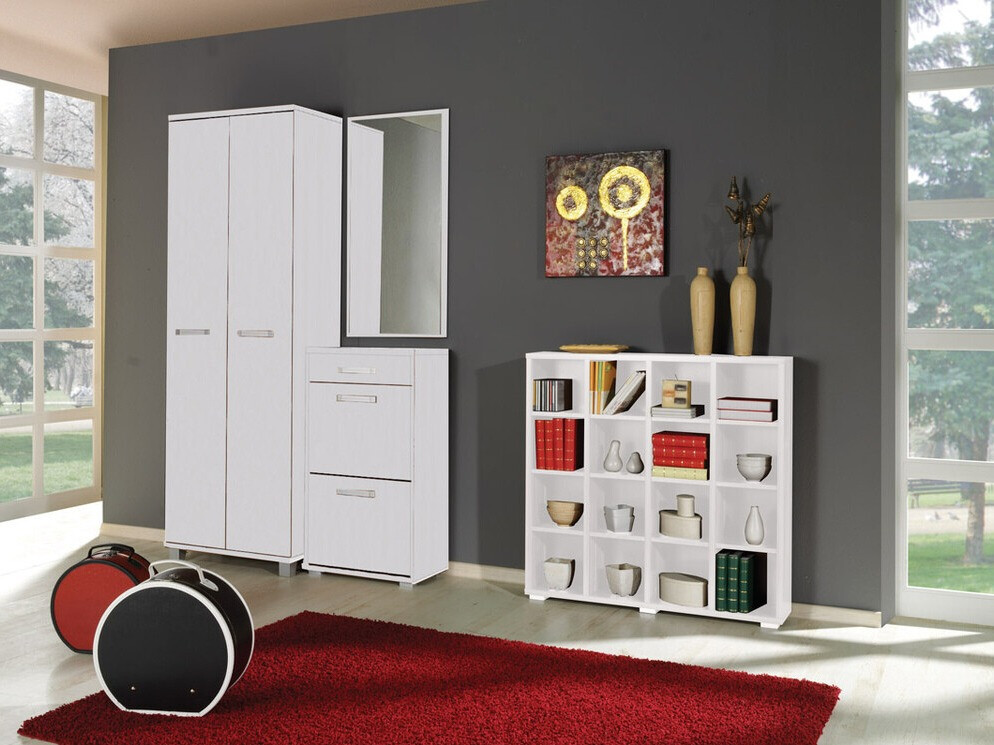 Vaatekaappi Cirevau 117 (Valkoinen)