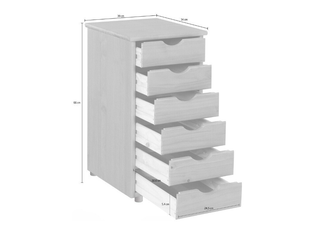 Laatikosto Denton 137 (Musta)