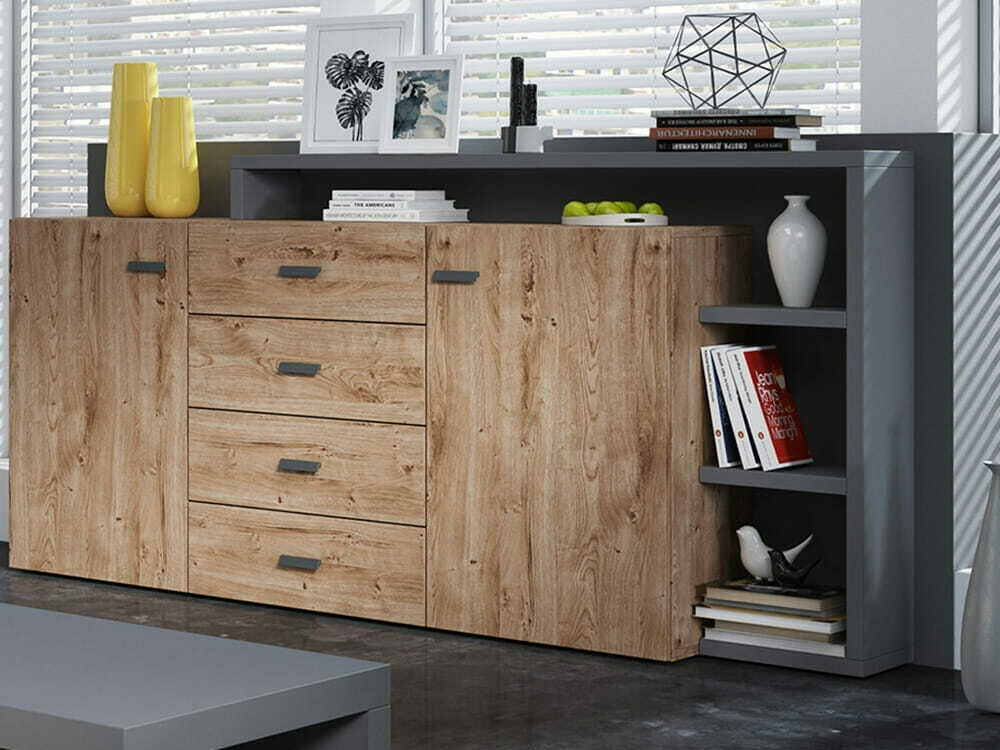 Lipasto Lutiva 106 (Antrasiitti + Ribbeck tammi)