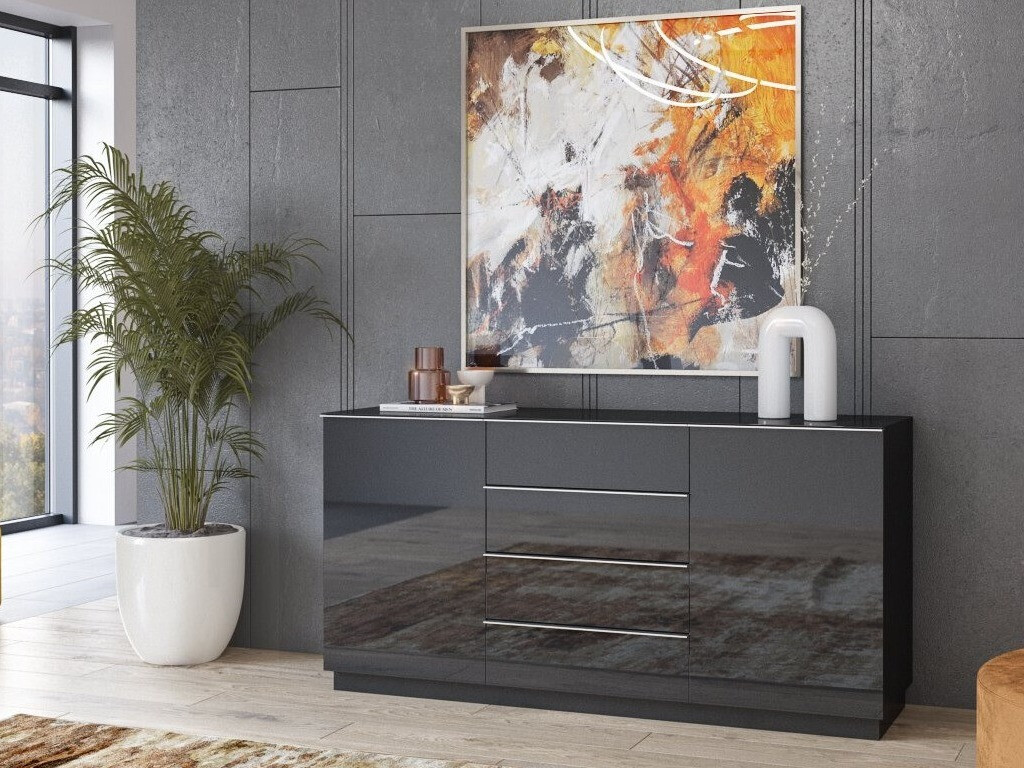 Lipasto Fervese 108 (Musta + Kiiltävä musta)