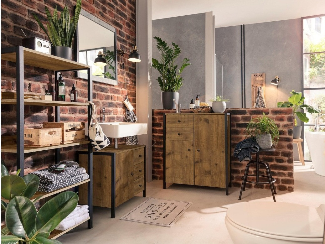 Pystymallinen kylpyhuonekaappi Larnovo 106