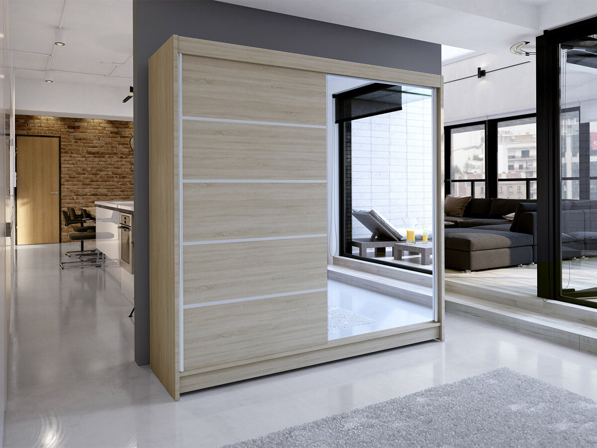 Vaatekaappi Closico Cavaris III (Sonoma-tammi)