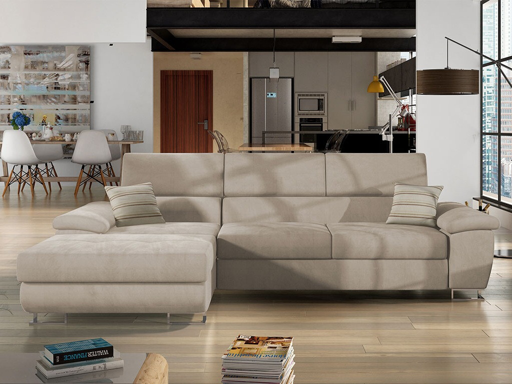 Kulmasohva Comfivo 192 (Uttario Velvet 2979 + Senegal 825)