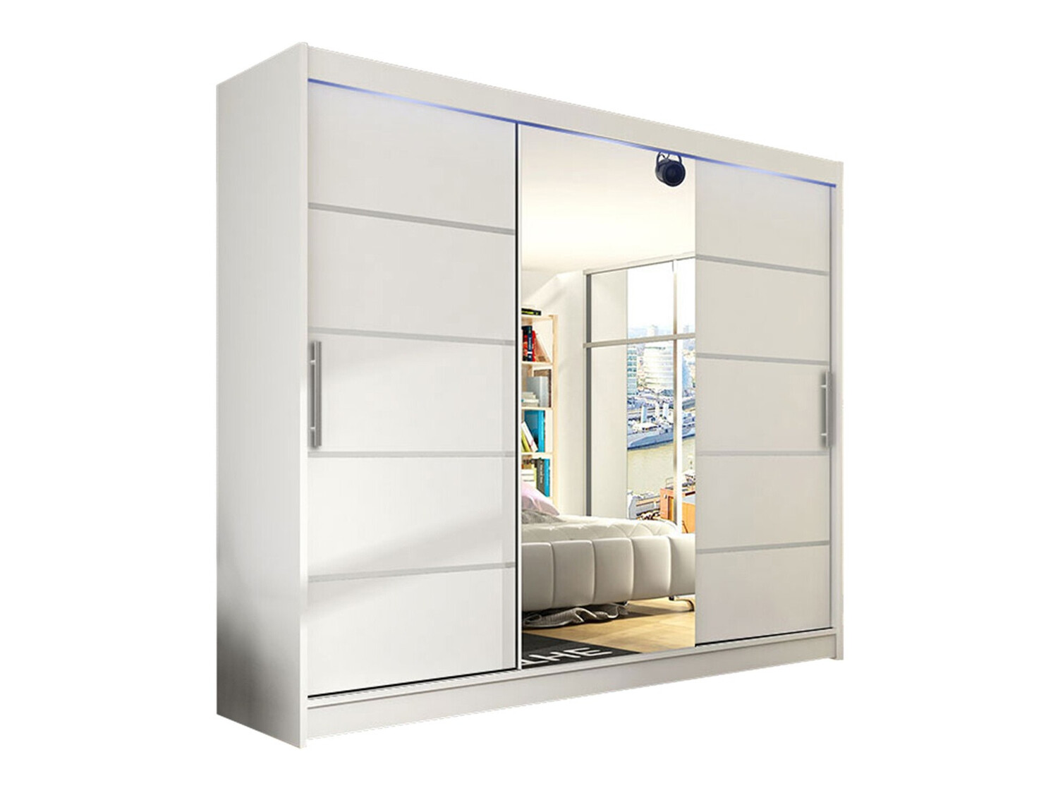 Vaatekaappi Closico Ordo VI (Valkoinen)