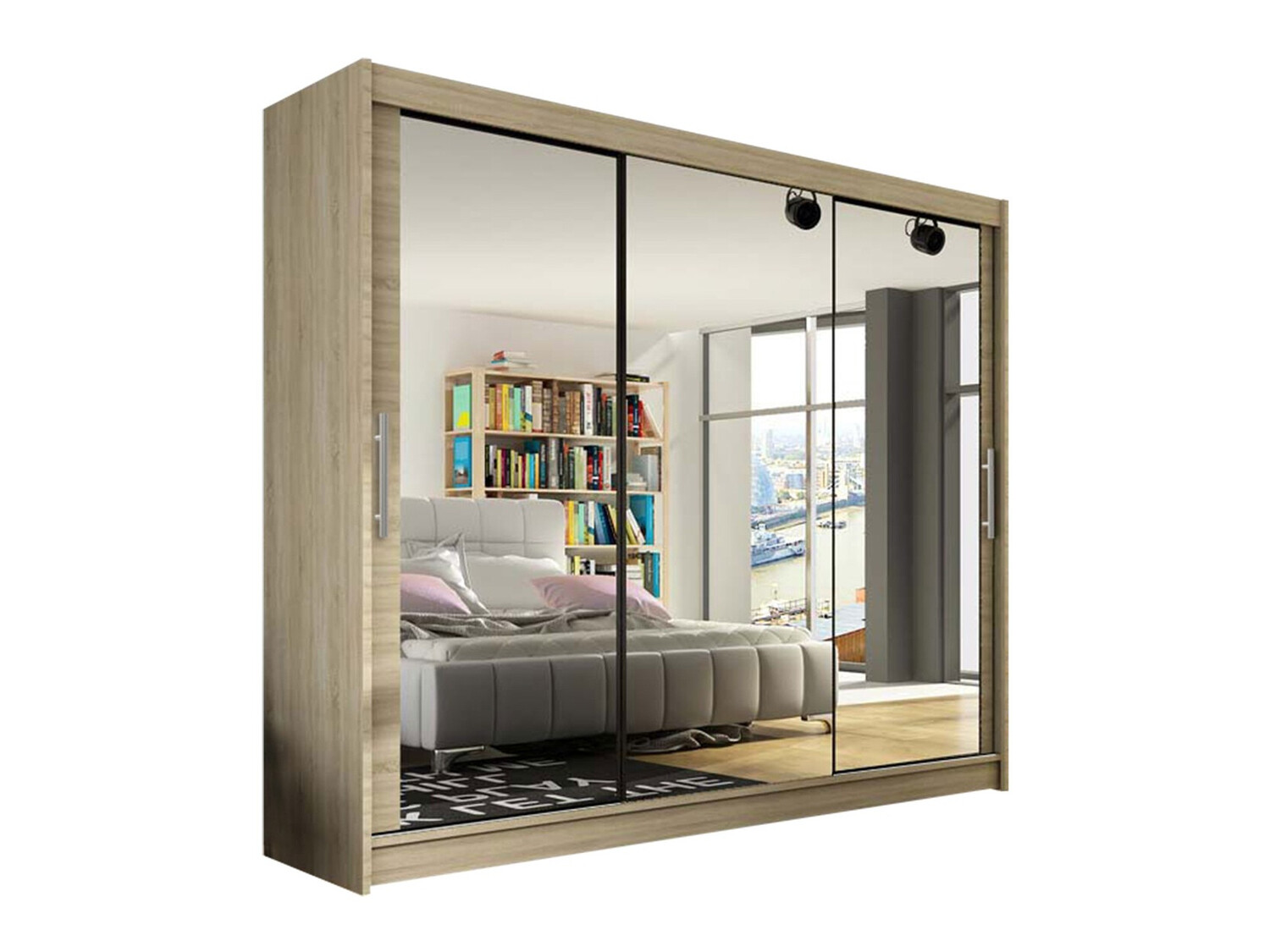 Vaatekaappi Closico Ordo III (Sonoma-tammi)