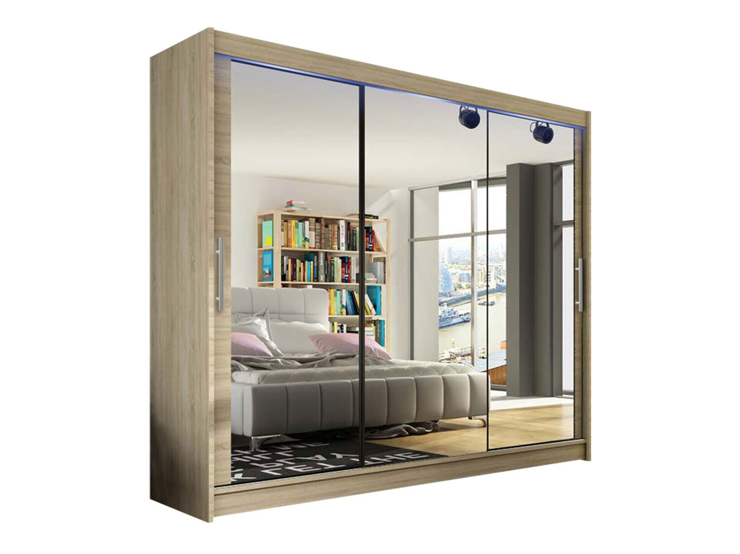 Vaatekaappi Closico Ordo III (Sonoma-tammi)