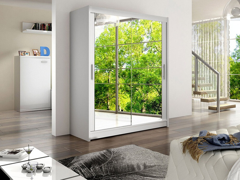 Vaatekaappi Closico Camera XI (Valkoinen)