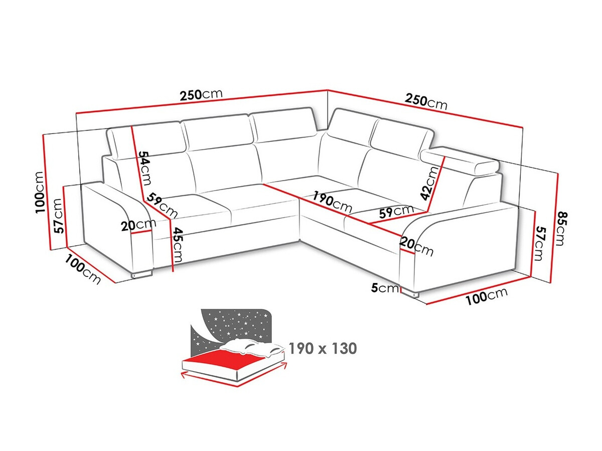 Kulmasohva Ovos I (Crown 18)