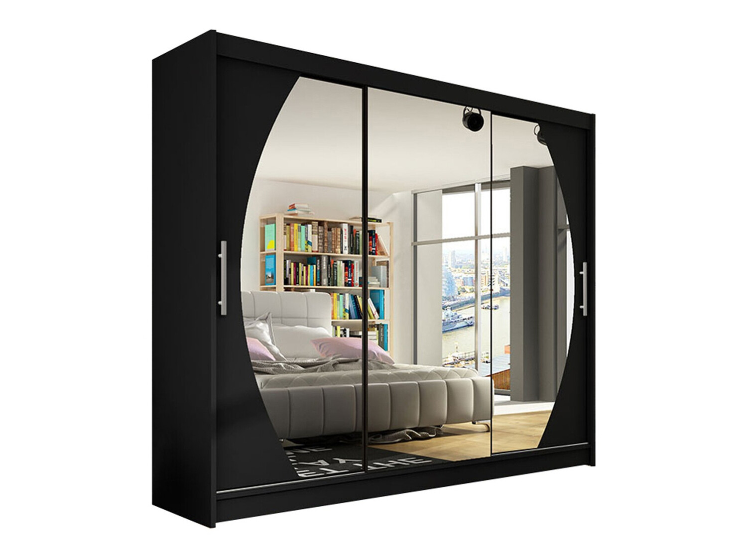 Vaatekaappi Closico Ordo V (Musta)