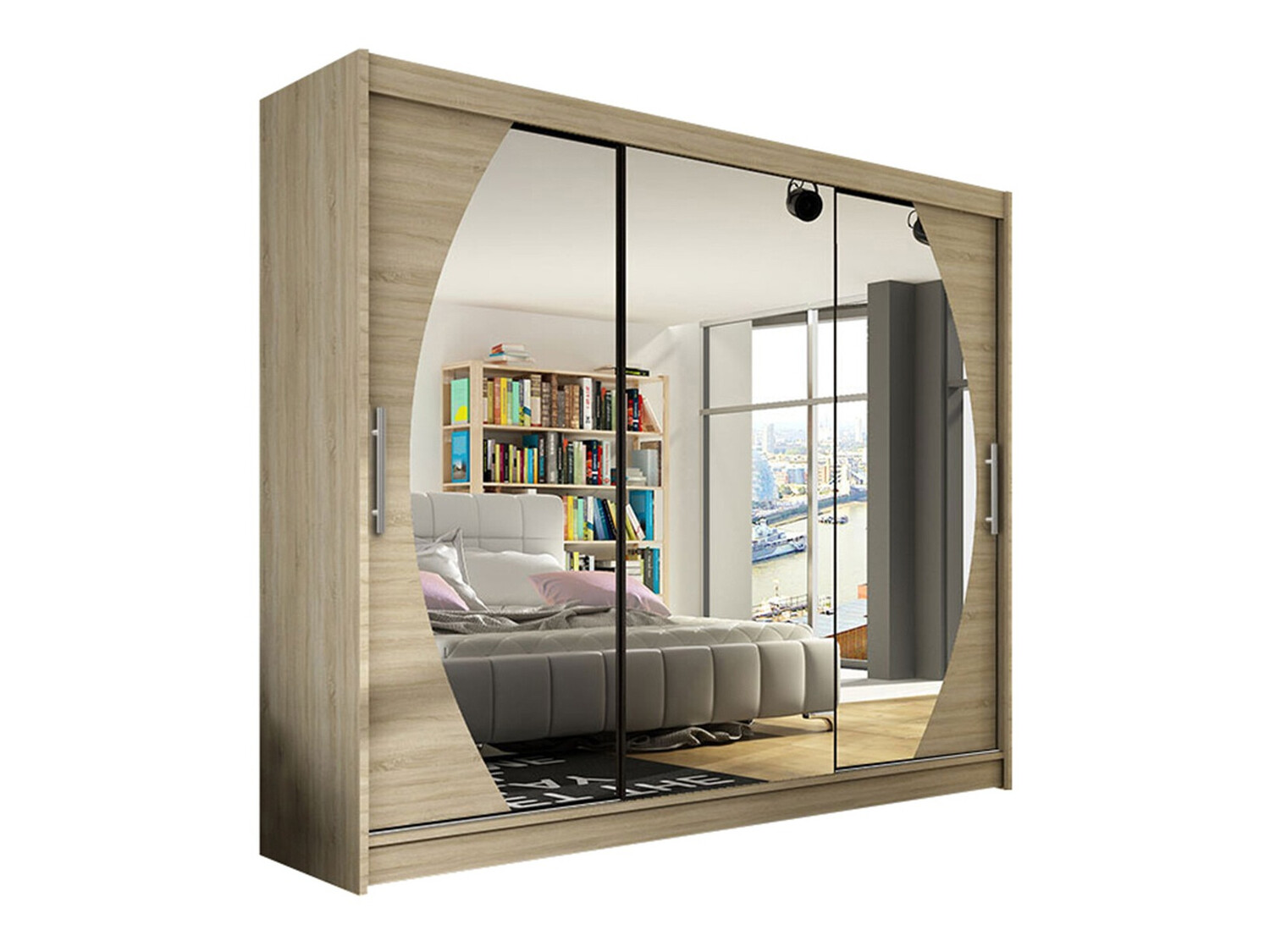 Vaatekaappi Closico Ordo V (Sonoma-tammi)