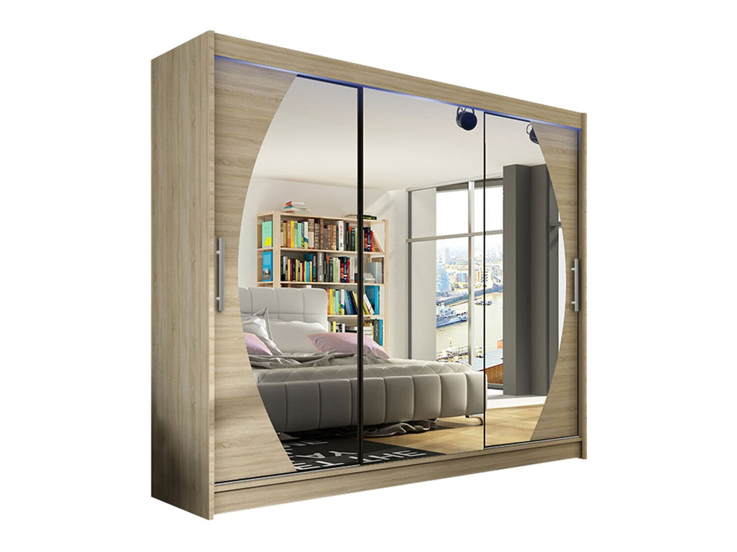 Vaatekaappi Closico Ordo V (Sonoma-tammi)