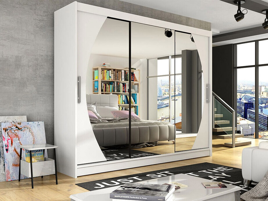 Vaatekaappi Closico Ordo V (Valkoinen)