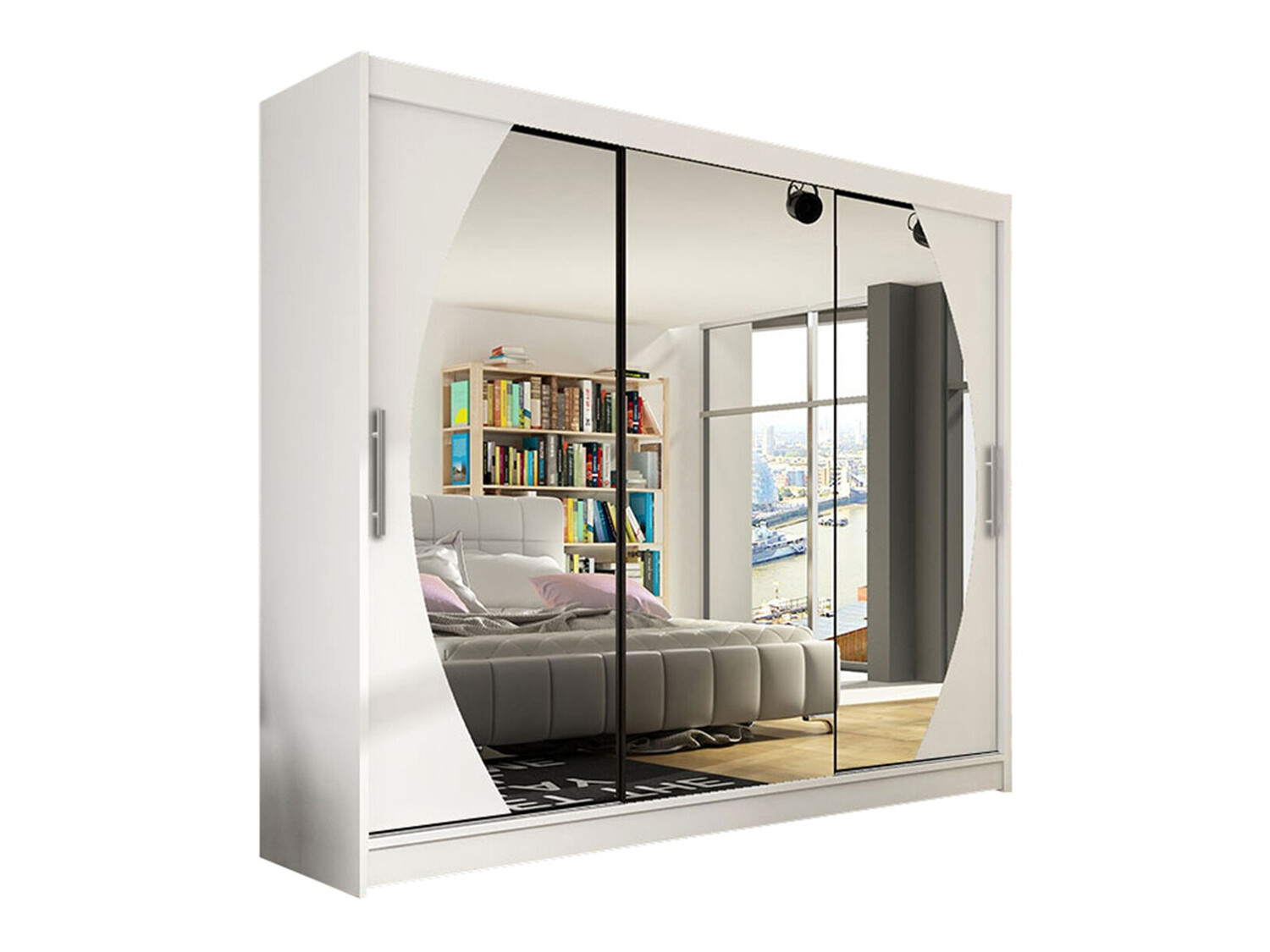 Vaatekaappi Closico Ordo V (Valkoinen)