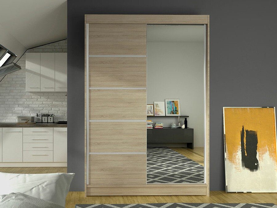 Vaatekaappi Closico 149 (Sonoma-tammi)