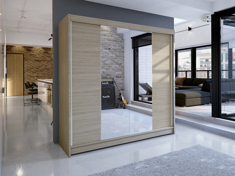 Vaatekaappi Closico 138 (Sonoma-tammi)