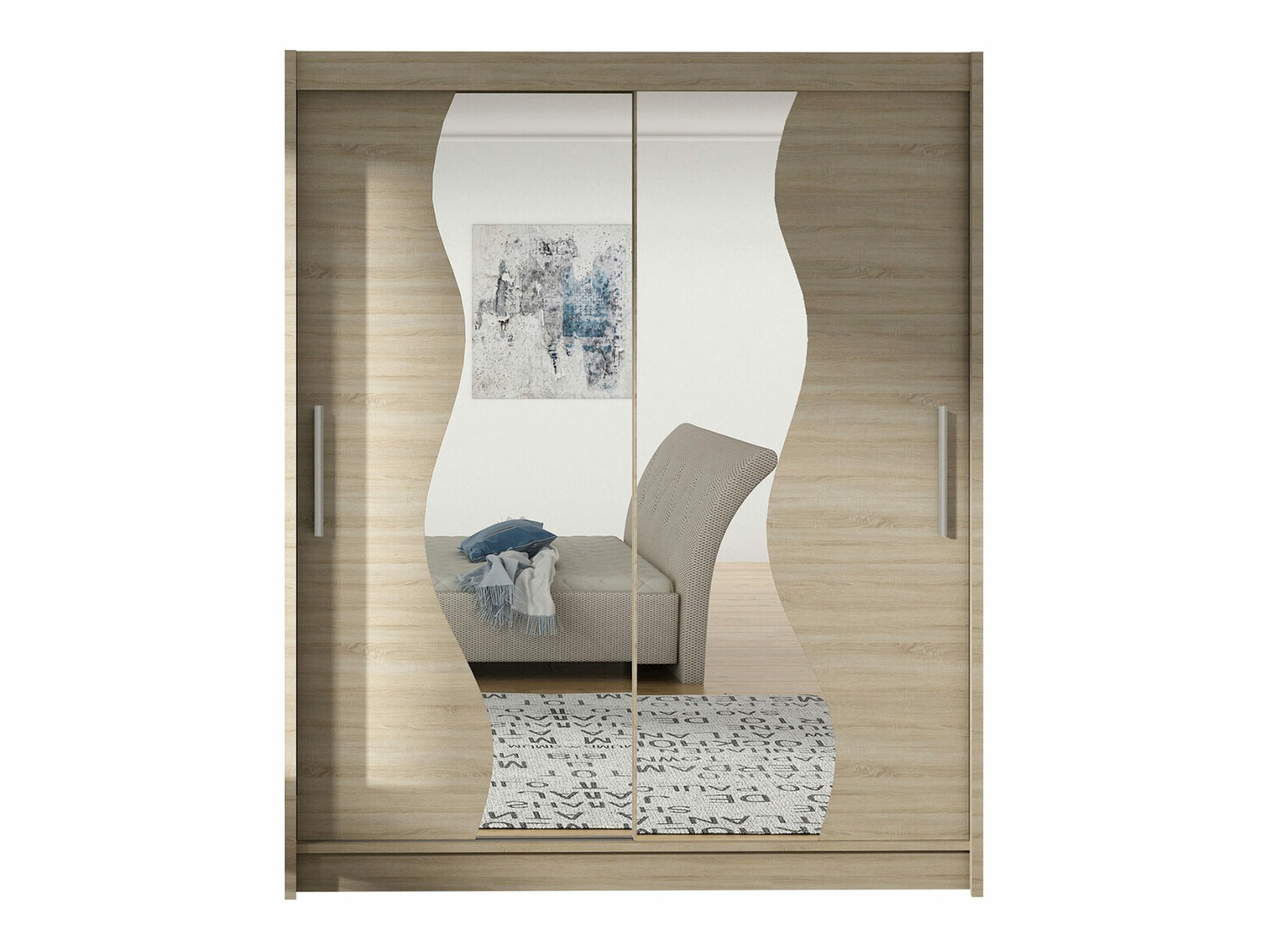 Vaatekaappi Closico Camera S (Sonoma-tammi)