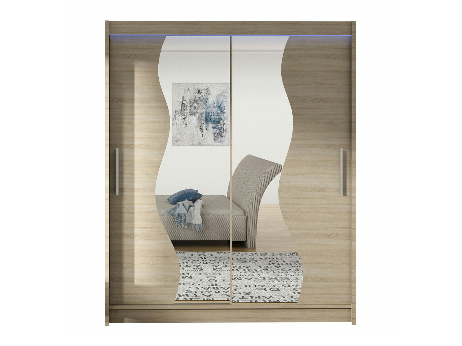 Vaatekaappi Closico Camera S (Sonoma-tammi)