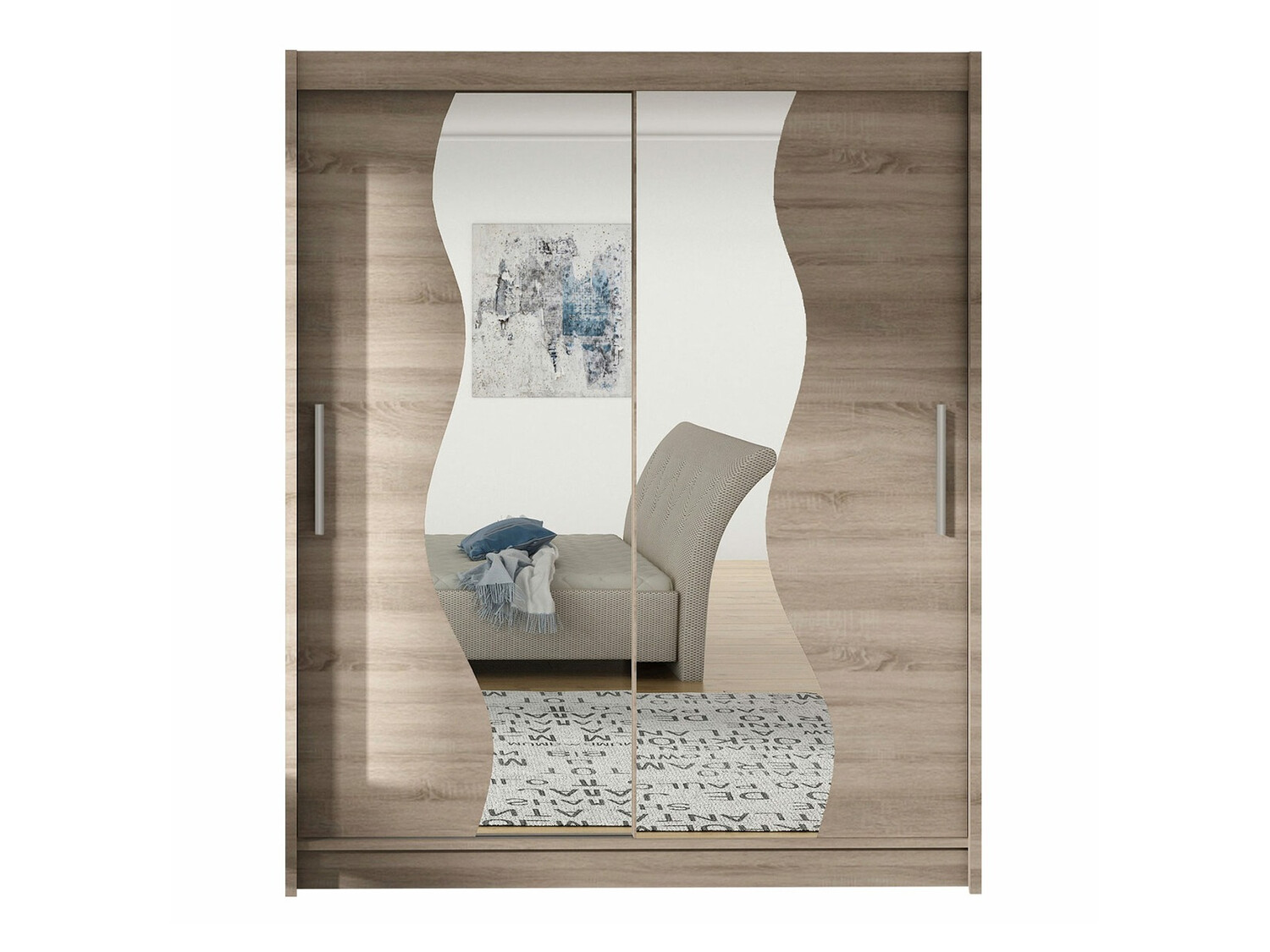 Vaatekaappi Closico Camera S (Tryffeli tammi)