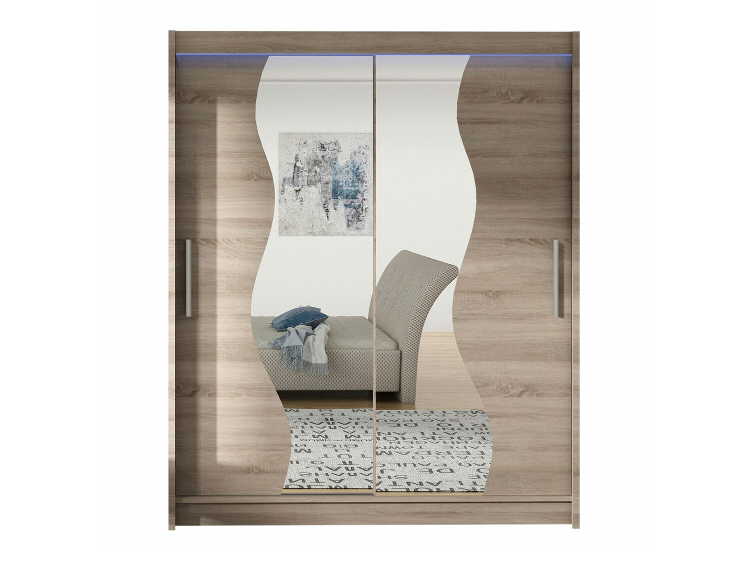 Vaatekaappi Closico Camera S (Tryffeli tammi)