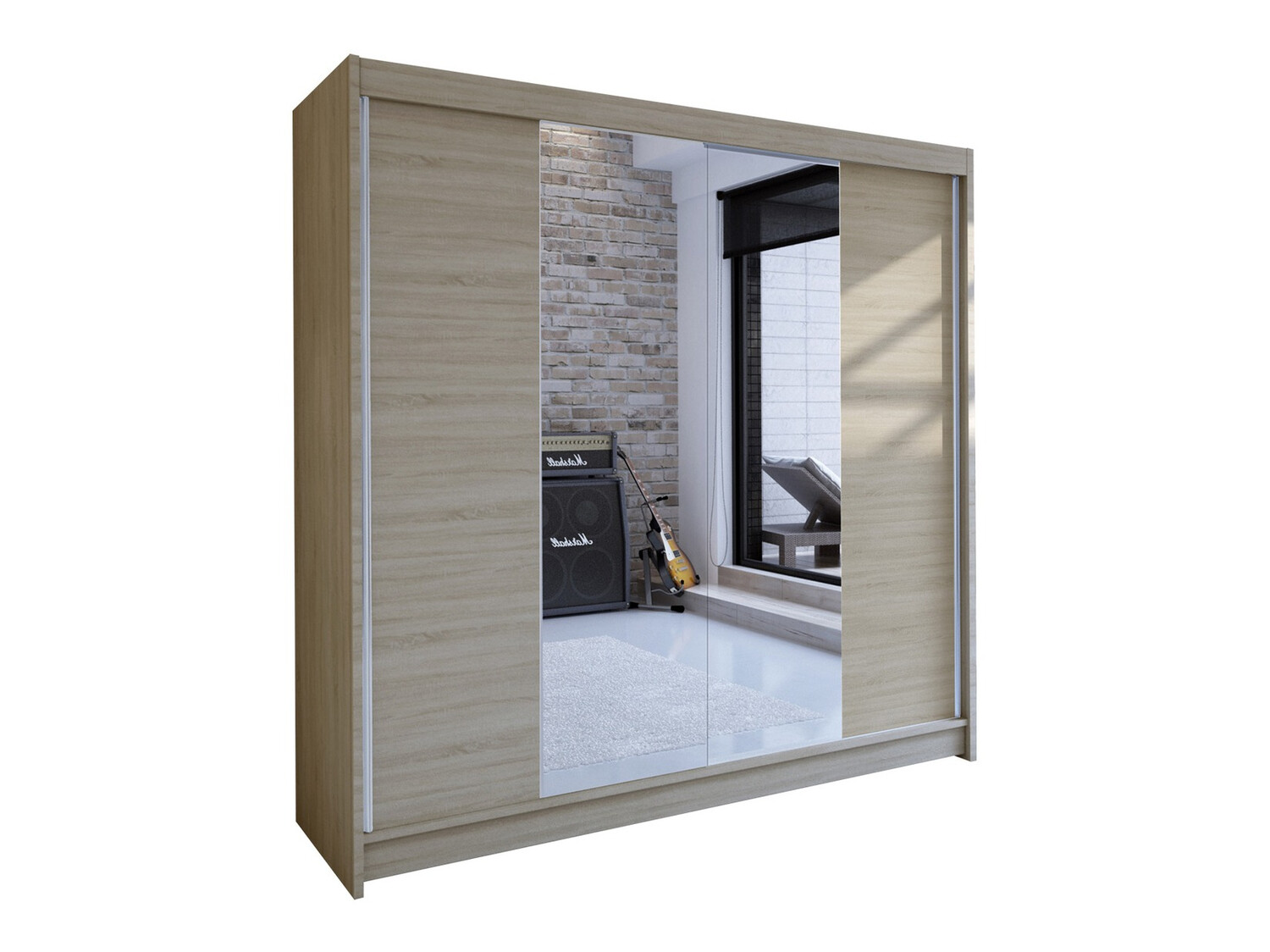 Vaatekaappi Closico Cavaris II (Sonoma-tammi)