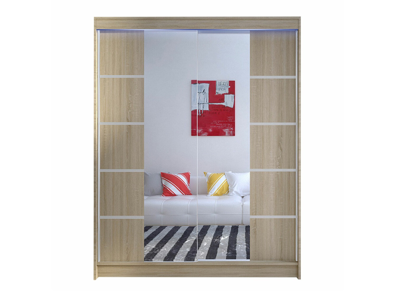 Vaatekaappi Closico Vastor V (Sonoma-tammi)