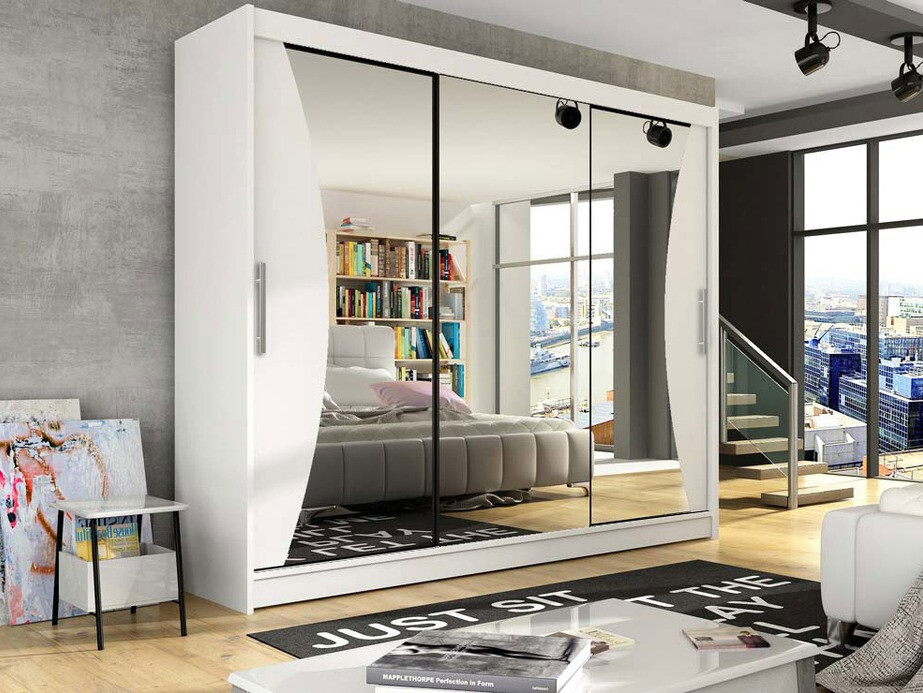 Vaatekaappi Closico Ordo IV (Valkoinen)