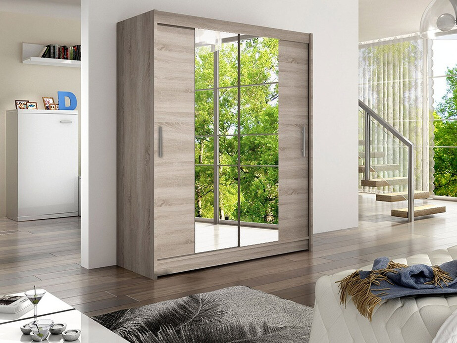 Vaatekaappi Closico Camera II (Tryffeli tammi)