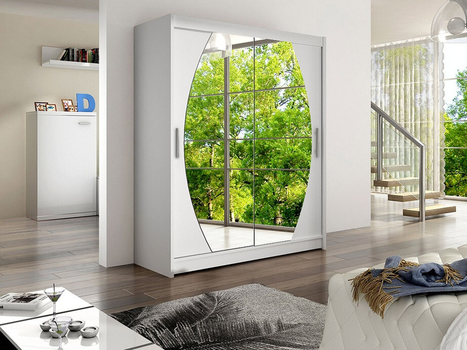 Vaatekaappi Closico Camera VIII (Valkoinen)