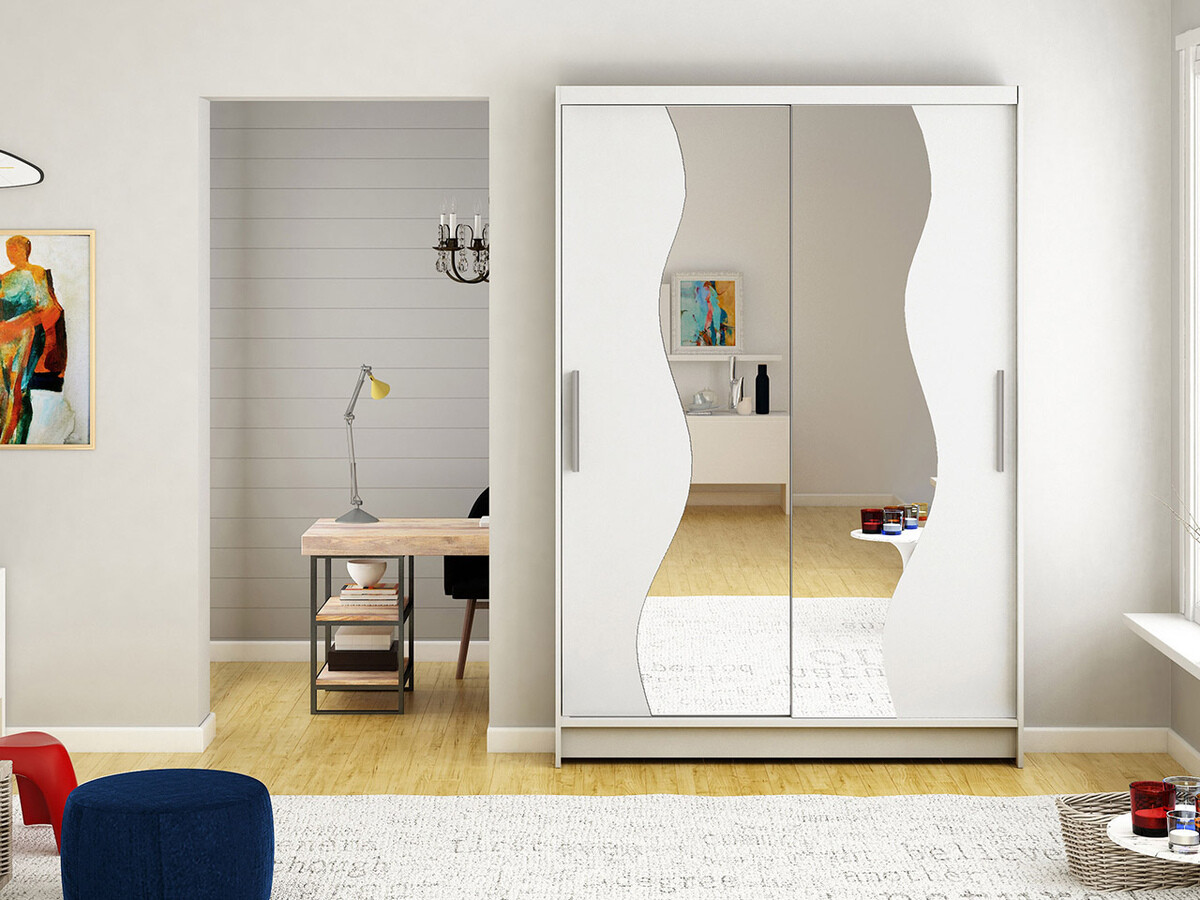 Vaatekaappi Closico Pacron S (Valkoinen)