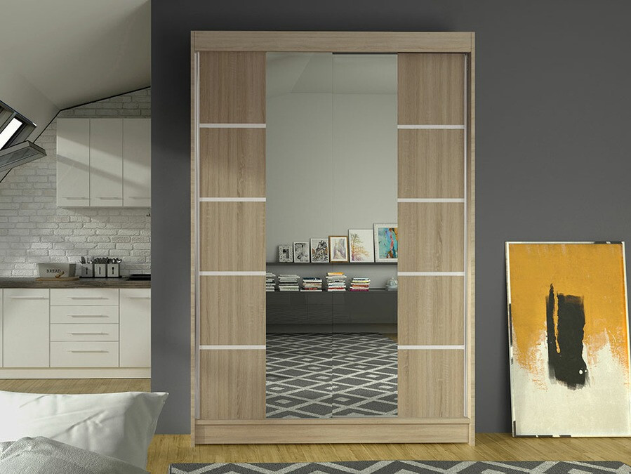 Vaatekaappi Closico Salvor V (Sonoma-tammi)