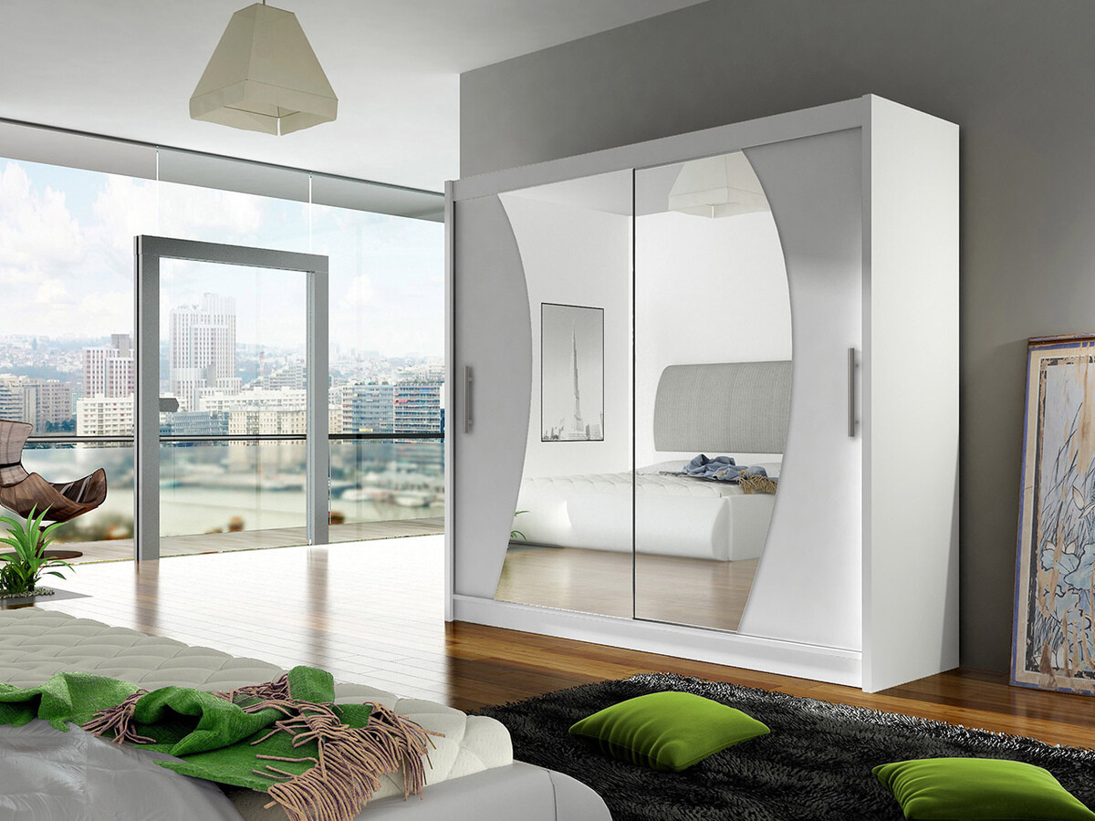 Vaatekaappi Closico 115 (Valkoinen)