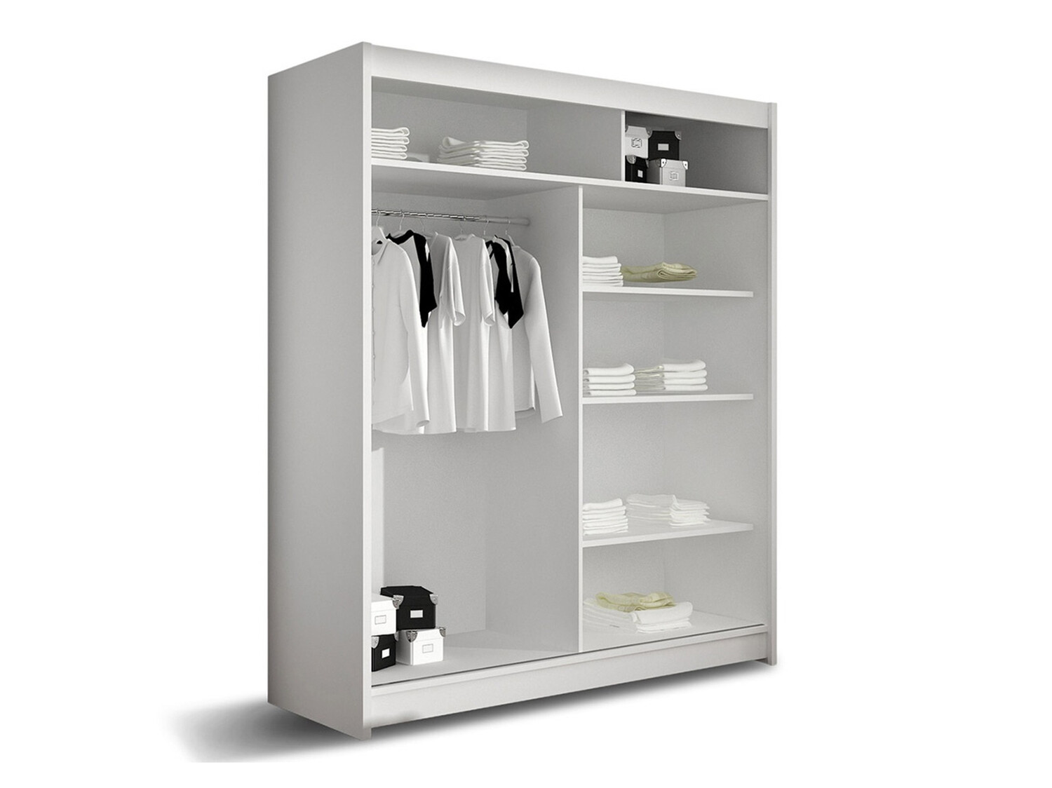 Vaatekaappi Closico Camera IV (Musta)