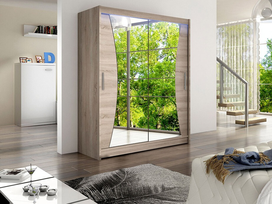 Vaatekaappi Closico Camera IX (Tryffeli tammi)