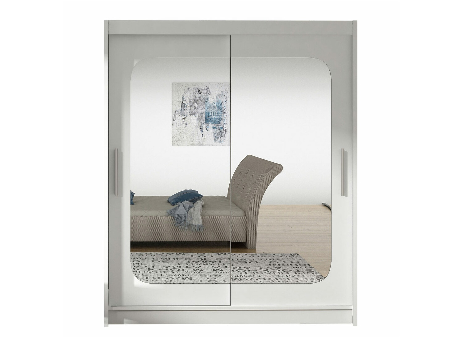 Vaatekaappi Closico Camera XII (Valkoinen)