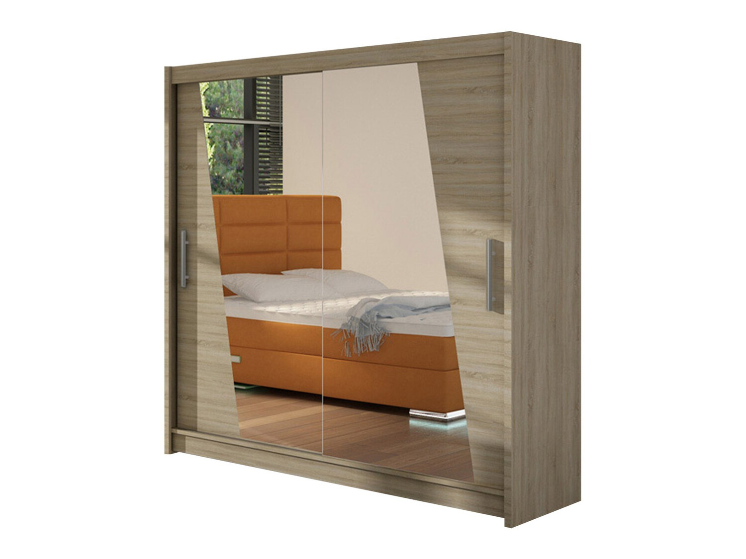 Vaatekaappi Closico Pallor XIV (Sonoma-tammi)