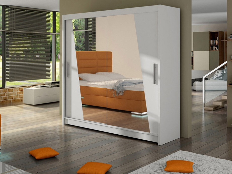 Vaatekaappi Closico Pallor XIV (Valkoinen)