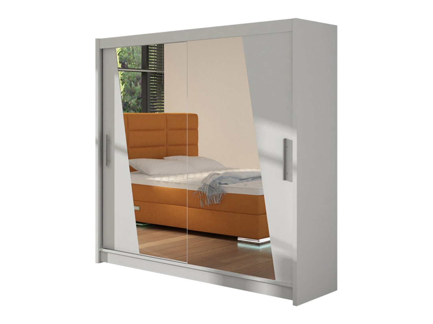 Vaatekaappi Closico Pallor XIV (Valkoinen)