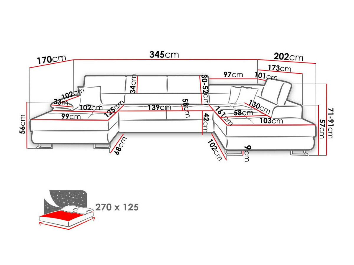 Kulmasohva Comfivo 249 (Venus Velvet 2927 + Miu 2041)