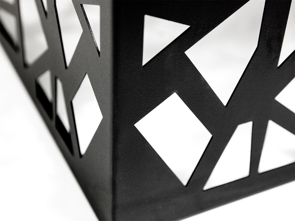 Sohvapöytä Germantown 102 (Mattamusta + Kiiltävä valkoinen)