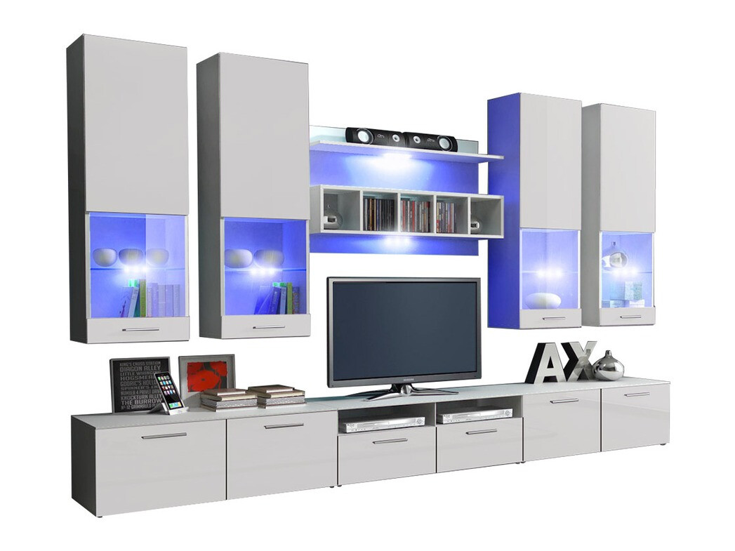 Olohuonesetti Caelum (Valkoinen + Kiiltävä valkoinen)