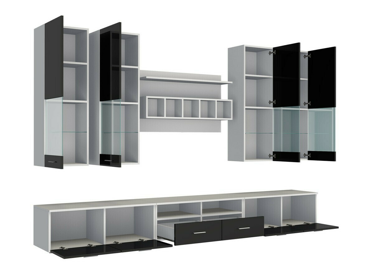 Olohuonesetti Caelum (Valkoinen + Kiiltävä valkoinen)